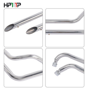 Tubo di Collegamento Scarico Modificato in Acciaio Inox per Honda <span class=keywords><strong>Shadow</strong></span> 1100 VT1100T - Product Image 4