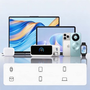 Estación de Carga de Escritorio Anker 6 en 1, 100W GaN, Regleta de Alimentación Multipuerto con Cable USB-C Retráctil y Pantalla Digital - Product Image 5