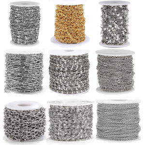 Cadenas <span class=keywords><strong>de</strong></span> Metal Decorativas <span class=keywords><strong>de</strong></span> Bolas Extensoras <span class=keywords><strong>Doradas</strong></span> <span class=keywords><strong>de</strong></span> 18k para Fabricación <span class=keywords><strong>de</strong></span> Joyas, Venta al por Mayor a Granel - Product Image 2