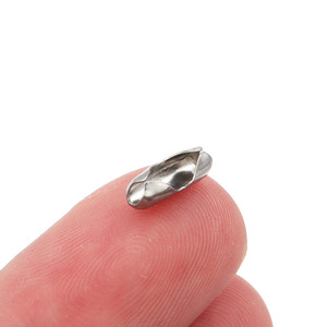 Hebilla de Cintura con Cuentas de Acero Inoxidable, Conector de Joyería con Patrón de Meandro, Accesorio DIY, Color Acero, Material 304 - Product Image 4