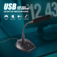 Nuevo Micrófono RGB con Cable, Interfaz USB de Escritorio, Micrófono para Juegos y Conferencias con Reducción de Ruido para Transmisión en Vivo y Reuniones en PC