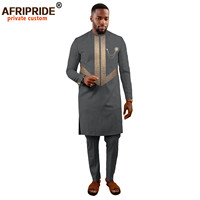 Nouvel Arrivage 2025 : Ensemble de Pantalons Décontractés Africains pour Hommes – Style Africain, Grande Taille