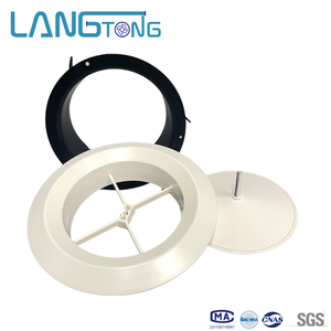 Hàng hóa tại chỗ 3 4 5 6 8 inch Nhựa <span class=keywords><strong>Air</strong></span> Vent điều chỉnh lưu lượng không khí THẬM CHÍ có thể đóng van khí đĩa để thông gió - Product Image 3