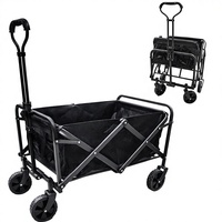 Chariot pliable pour le camping en plein air, chariot à roues pliable, chariot de courses pliable, portable, directement de l'usine