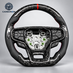 Custom Sports Carbon Fiber Leather Car LED Steering <b>Wheel</b> Upgrade <b>for</b> Used <b>for</b> F150 Bronco <b>Ranger</b> Raptor 2009-2014 - Product Image 1
