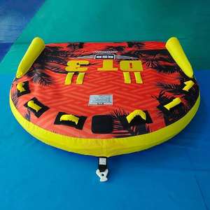 Bateau gonflable en PVC personnalisé d'usine au Vietnam, canapé aquatique, bateau banane, capacité de 4 personnes - Product Image 3