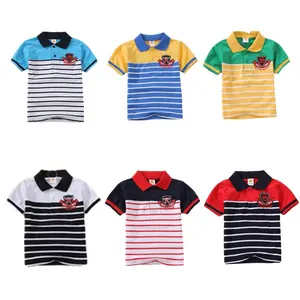 High Quality Design Summer 100% Cotton Kids T-shirt Polo