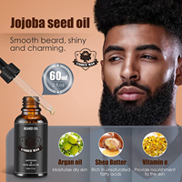 Kit de Soins de la Barbe Personnalisé pour Hommes : Huile, Peignes à Moustache, Baume, Rouleau Facial et Kit de Croissance de la Barbe pour Poils du Visage