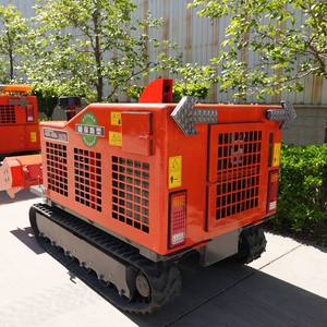 JINKE Self-Propelled Crawler Remote Control Grass Cutter Heavy Duty Brush <b>Mulcher</b> for Slope and Orchard CE Certified - Product Image 6