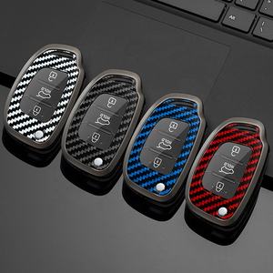 2023 étui à clés en alliage de Zinc de voiture en Fiber de carbone pour <span class=keywords><strong>Hyundai</strong></span> Creta I10 <span class=keywords><strong>I20</strong></span> Tucson Elantra - Product Image 2