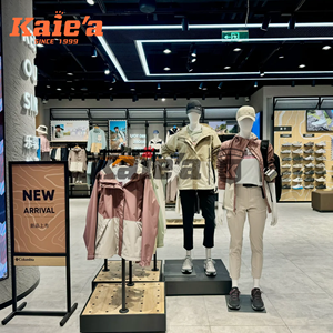 Venta al por mayor Tienda de ropa Estante de ropa al por menor Soportes de exhibición de ropa Personalizar Moden Simple White Clothing Rack <span class=keywords><strong>Boutique</strong></span> - Product Image 4