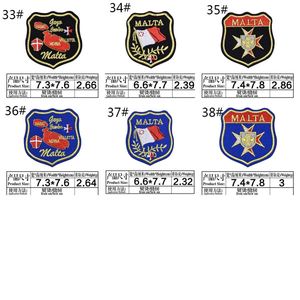 Computer Embroidery Iron on Various Shape Countries Flag Patches for Clothing Bag Decoration - Product Image 4