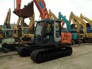 HITACHI-excavadora de orugas usada ZX120, maquinaria de movimiento de tierra, buen estado - Product Image 6