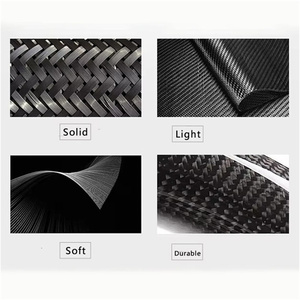 Volant Modifié en Fibre de Carbone Forgé Accessoires de Voiture pour Volkswagen VW <span class=keywords><strong>Golf</strong></span> MK6 GTI R Scirocco R Line - Product Image 3