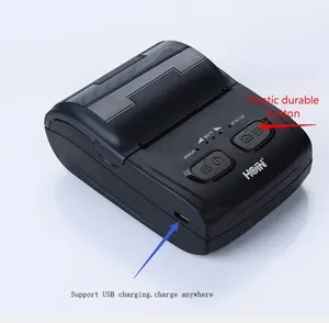 Factory Supply HOP-H200 58mm Portable Thermal Receipt Printer Bill Machine Barcode Thermal Ticket Printer BIS certification