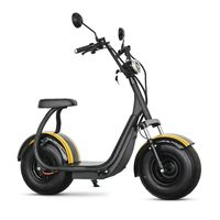 La última bicicleta eléctrica más vendida en Brasil, 1000W Electric Fat Tire Small Harley 60V12AH Batería de plomo-ácido