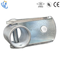 Support Sismique Réglable Robuste UTT1001 pour Disturbances Sismiques avec Tube Rond de 1 Pouce en Acier au Carbone Électrogalvanisé