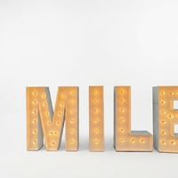 Letras LED Grandes Personalizadas de Fábrica, Letreros Luminosos con Alfabeto, Letras Personalizadas para Decoración de Fiestas de Cumpleaños