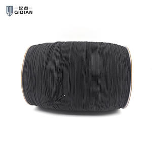 Tali elastis 2mm 500meter gulungan hitam <span class=keywords><strong>Loop</strong></span> 1.5mm simpul tali lembut peregangan 200% rasio 100% poliester 16 untai dikepang - Product Image 3