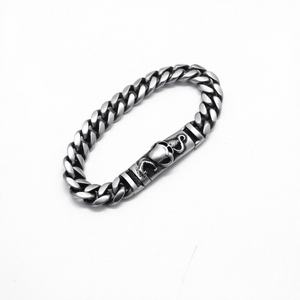 Stainless Steel Cuban Chain Bracelet with Octopus Engraved Clasp Gothic Viking Style Rugged Jewelry <b>for</b> <b>Men</b> Daily Wear - Product Image 5