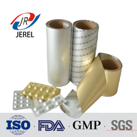 Feuille de blister souple en aluminium composite OPA/AL/PVC de qualité médicale Jerel pour l'emballage pharmaceutique