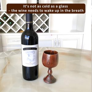 <span class=keywords><strong>Calice</strong></span> Classico in Legno di Giuggiolo, Bicchiere Ecologico per Vino, Birra, Tè, Caffè, Acqua, <span class=keywords><strong>Bottiglia</strong></span> Vintage, Calici <span class=keywords><strong>da</strong></span> Vino Vintage - Product Image 5