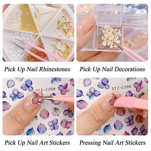 Pinzas multifunción, herramienta de agarre multiusos, pinza de plástico para pegatinas, pinza para decoración de uñas, pinza para diamantes - Product Image 6