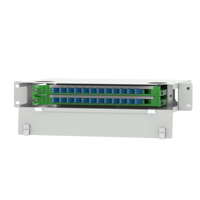 Meilleur prix haute qualité LC Type 24 ports intérieur fibre optique séparateur SC optique Distribution Patchpanel Pigtail Equipment