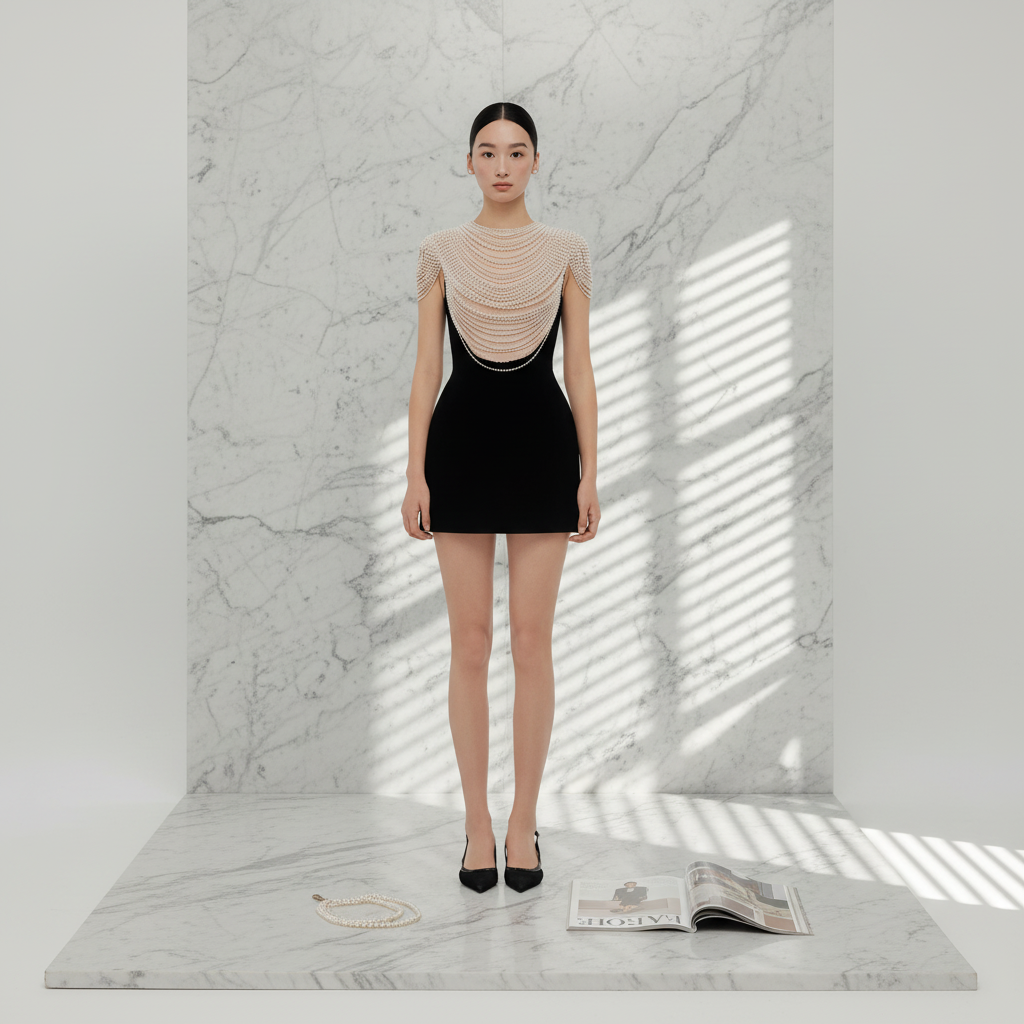 sachin and babi light blue dress Black Mesh Midi Dress - Pearl Midi Dress - One-Shoulder Dress