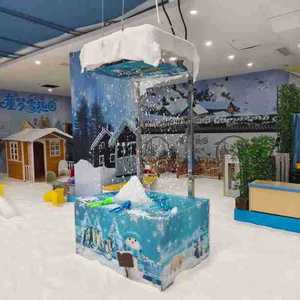Máquina de nieve para interiores de 1500W, eléctrica, con control remoto, de un solo color, de plástico, con efecto de nieve, para decoración de parques temáticos - Product Image 2