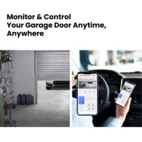 Abrepuertas de Garaje WiFi GIRIER con Cámara de Seguridad 1080P, Cámara Inteligente para Garaje con Comunicación Bidireccional