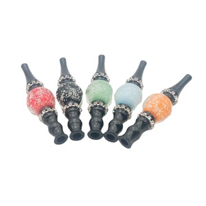 Vendita all'ingrosso calda nuovi arrivi staccabile gelatina di <span class=keywords><strong>vetro</strong></span> colorato palla luminosa con diamante punte di narghilè bocchino - Product Image 1