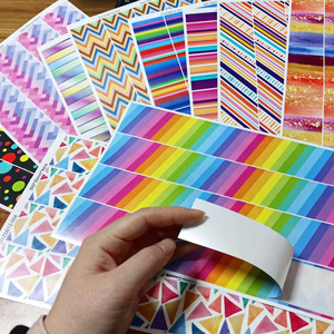 Adesivi Decorativi Pretagliati in Vinile Impermeabile, Colori Vivaci, Strisce Adesive Personalizzabili per Studenti e Adulti - Product Image 2
