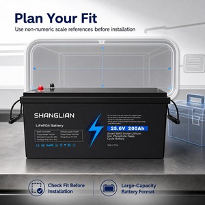Batería Marina para RV de 25.6V 200Ah, Batería LiFePO4 de 24V para Caravana, Yate, Energía Solar - Product Image 4