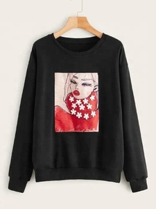 Sudadera con parches para mujer, nueva sudadera de diferentes estilos - Product Image 3