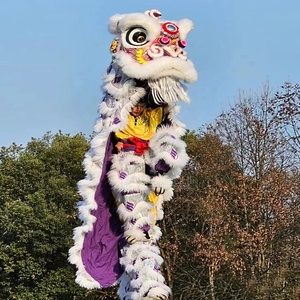 Set Costume Tradizionale Cinese per Danza del Leone, per Due Persone, Adulti e Bambini, per Festival Natalizi e Sfilate - Product Image 4