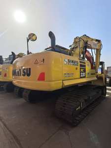 Excavatrices sur chenilles, machines de terrassement, excavatrice d'occasion KOMATSU PC160 PC200 PC220, équipement lourd, excavatrice de 20 tonnes - Product Image 6