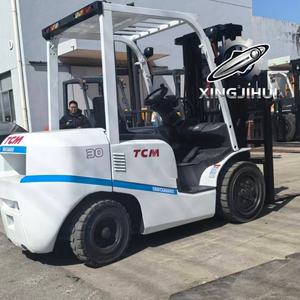 Montacargas TCM FD30T3 de 3 toneladas, montacargas usado de Japón, 3 toneladas, motor Isuzu C240, máquina usada, montacargas a gasolina, 3000MM 3000KG - Product Image 5