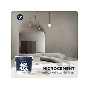 Pintura Microrock, Revestimiento de Cemento sin Juntas, Diseño Duradero y Resistente a los Arañazos, Piso de <span class=keywords><strong>Microcemento</strong></span>, <span class=keywords><strong>Kit</strong></span> de <span class=keywords><strong>Microcemento</strong></span> - Product Image 6