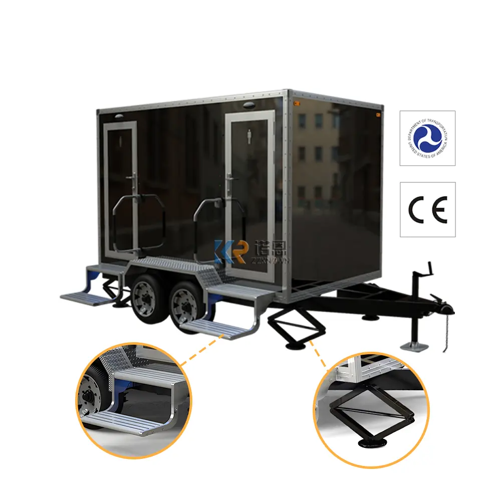 2024 Hot Sale Unilateral Folding Pedal Chilean Standard Chemical Toilets Rv Camper Shower Toilet Outdoor Portable