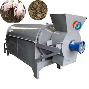 Mini Poultry Dung Rotary Drum Dryer Manure Rotary Rolling Drum Dryer Drying Machine