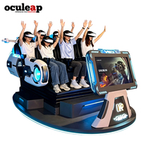 Simulateur de montagnes russes 9D pour 6 personnes, machine de jeu d'arcade 5D, simulateur de vol 7D, nouvelle expérience de divertissement AR/VR VR 12D Spaceship 2026