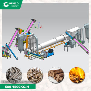 خط إنتاج حبيبات العشب والقصع: عشب الفيل ، Miscanthus ، Switchgrass ، عشب نابير ، الذرة الرفيعة والذرة - Product Image 3