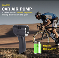Digital Display Cordless Car Air Pump Portable Battery Powered Tire Compressor Wireless Tire Inflator for Bicycle Motorcycles