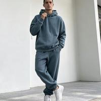 Hoodie dengan Lapisan Fleece Tebal, Set Hoodie dan Celana Panjang Oversize, Model Cut Out Middleman