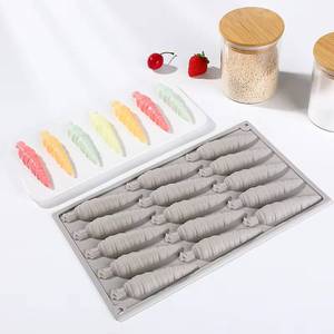 Moule rond en silicone antiadhésif sans BPA, en forme de fraise à 8 cavités, pour desserts, puddings et chocolats - Product Image 2