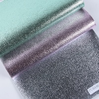 Cuir synthétique PU effet métallique 1,2 mm, texture litchi, toucher doux, pour bagages, sacs à main, chaises, canapés, rembourrage et décoration