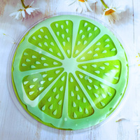 Coussin rafraîchissant d'été pour siège, tapis de refroidissement pour dortoir étudiant, gadget rafraîchissant, coussin rond rafraîchissant pour sieste, vente en gros, motif fruits