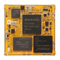 Ordinateur monocarte GGDX Chipboard Radxa Rock Pi S Core RK3308B 4 cœurs avec PCB métallique et SoC Rockchip intégré Wi-Fi