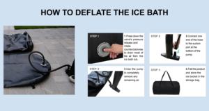 Bañera de Hielo Inflable Portátil Ovalada para Adultos, Terapia de Inmersión en Frío, Bañera Plegable Resistente - Product Image 4